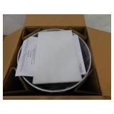 Hampton Bay Windmere 21.5 in Clear Glass Table Lamp Hampton Bay Windmere 21.5 in Clear Glass Table Lamp