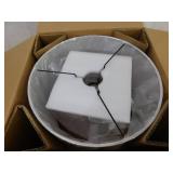 Hampton Bay Windmere 21.5 in Clear Glass Table Lamp Hampton Bay Windmere 21.5 in Clear Glass Table Lamp