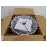 Hampton Bay Windmere 21.5 in Clear Glass Table Lamp Hampton Bay Windmere 21.5 in Clear Glass Table Lamp