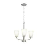Hampton Bay Helena 19 in 3-Light Brushed Nickel Hanging Chandelier with Frosted Glass Shades for Dining Room Hampton Bay Helena 19 in 3-Light Brushed Nickel Hanging Chandelier with Frosted Glass Shades for Dining Room