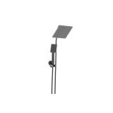 New - Glacier Bay Modern 1-Spray 7.9 in. Dual Tub Wall Mount Fixed and Handheld Shower Heads 1.8 GPM in Matte Black New - Glacier Bay Modern 1-Spray 7.9 in. Dual Tub Wall Mount Fixed and Handheld Shower Heads 1.8 GPM in Matte Black