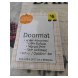 (2) Doormats (2) Doormats
