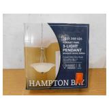 Hampton Bay Kensley Park 3-Light Brushed Nickel Pendant Hampton Bay Kensley Park 3-Light Brushed Nickel Pendant