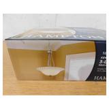 Hampton Bay Kensley Park 3-Light Brushed Nickel Pendant Hampton Bay Kensley Park 3-Light Brushed Nickel Pendant