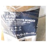 Hampton Bay Beige White 8 x 10 Border Indoor/Outdoor Area Rug Hampton Bay Beige White 8 x 10 Border Indoor/Outdoor Area Rug