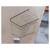 Home Decorators Collection Sonoma 36 in. Single Sink Freestanding White Bath Vanity with Carrara Marble Top (Assembled) Home Decorators Collection Sonoma 36 in. Single Sink Freestanding White Bath Vanity with Carrara Marble Top (Assembled)