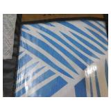 (2) MSI Illusion 60 in. x 84 in. Blue Polyester Cotton Geometric Indoor Area Rug (2) MSI Illusion 60 in. x 84 in. Blue Polyester Cotton Geometric Indoor Area Rug