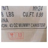 (6) Mummy Canisters (6) Mummy Canisters