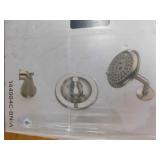 New - Delta Porter Single-Handle 3-Spray Tub and Shower Faucet in Brushed Nickel (Valve Included) New - Delta Porter Single-Handle 3-Spray Tub and Shower Faucet in Brushed Nickel (Valve Included)