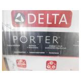 New - Delta Porter Single-Handle 3-Spray Tub and Shower Faucet in Brushed Nickel (Valve Included) New - Delta Porter Single-Handle 3-Spray Tub and Shower Faucet in Brushed Nickel (Valve Included)