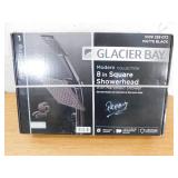 New - Glacier Bay Modern 1-Spray 7.9 in. Dual Tub Wall Mount Fixed and Handheld Shower Heads 1.8 GPM in Matte Black New - Glacier Bay Modern 1-Spray 7.9 in. Dual Tub Wall Mount Fixed and Handheld Shower Heads 1.8 GPM in Matte Black