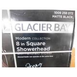 New - Glacier Bay Modern 1-Spray 7.9 in. Dual Tub Wall Mount Fixed and Handheld Shower Heads 1.8 GPM in Matte Black New - Glacier Bay Modern 1-Spray 7.9 in. Dual Tub Wall Mount Fixed and Handheld Shower Heads 1.8 GPM in Matte Black