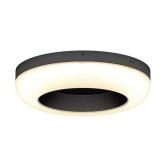 Artika Louka 15 in. 1 Light Black 5CCT Integrated Selectable LED Flush Mount Ceiling Light Artika Louka 15 in. 1 Light Black 5CCT Integrated Selectable LED Flush Mount Ceiling Light