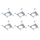 (3) HALO HL 6 in. Mounting Frame for Round and Square Canless Recessed Fixtures (6-Pack) (3) HALO HL 6 in. Mounting Frame for Round and Square Canless Recessed Fixtures (6-Pack)
