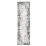 Home Decorators Collection Harmony Gray 2 ft. x 7 ft. Indoor Machine Washable Runner Rug Home Decorators Collection Harmony Gray 2 ft. x 7 ft. Indoor Machine Washable Runner Rug