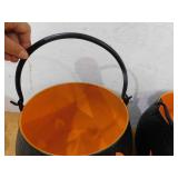 (2) Pumpkin Buckets (2) Pumpkin Buckets