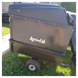 Agrifab Lawn Tractor Vacuum with Deck Attachments, used 4 Hours, as New