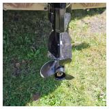 Alumacraft 14 ft Duck Boat w/2023 Like New Mercury 4 Stroke 15hp, and 2023 Karavan Trailer