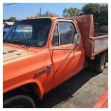 1985 Chevy Dump Truck, Everything appears to work, Ran Great, Auto, Good Tires, 350-4 Barrel