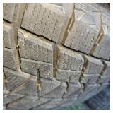 Lot of 4 Dodge 1 ton-3/4 Ton Chrome Wheels, Like New with As New Blizzak P285/70R/17-Less Than 300 Miles