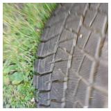 Lot of 4 Dodge 1 ton-3/4 Ton Chrome Wheels, Like New with As New Blizzak P285/70R/17-Less Than 300 Miles