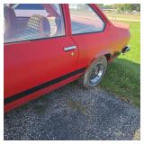 Pretty Rare Rust Free Original 1976 Vega GT, Garage Find, 4 Cylinder, 4 Speed, Red on Red Plain, 39,388 Actual Original Miles