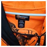 Mossy Oak Orange Size XL Jacket and Outfitters Ridge Zip Sweatshirt XL, like New