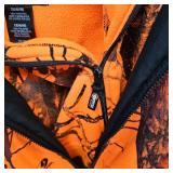 Mossy Oak Orange Size XL Jacket and Outfitters Ridge Zip Sweatshirt XL, like New