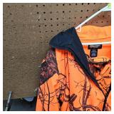Mossy Oak Orange Size XL Jacket and Outfitters Ridge Zip Sweatshirt XL, like New