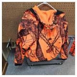 Mossy Oak Orange Size XL Jacket and Outfitters Ridge Zip Sweatshirt XL, like New