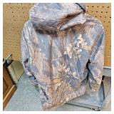 Bucks N Ducks Fleece Camo Coat with Fanny Pack, Large