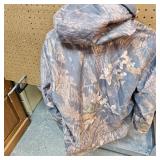 Bucks N Ducks Fleece Camo Coat with Fanny Pack, Large