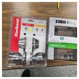 2 Quickset Locksets w/Deadbolt, Like New, 1 Tru Bolt Set