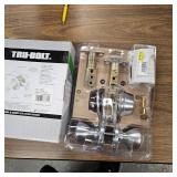 2 Quickset Locksets w/Deadbolt, Like New, 1 Tru Bolt Set