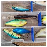 Tacklebox with 25 Rapalas and Plugs