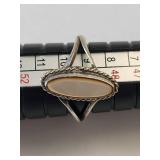 Set of 3 Mexican .800 Silver Rings with Inlay Designs