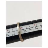 Set of 3 Mexican .800 Silver Rings with Inlay Designs
