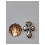 Sterling Silver Cross Pendant 7.20 Grams
