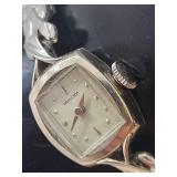 Hamilton 14k White Gold Ladies Vintage Watch