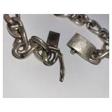 Sterling Silver 925 Bracelet 9 Inch 56.3 Grams