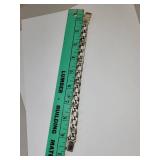 Sterling Silver 925 Bracelet 9 Inch 56.3 Grams