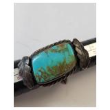 Sterling Silver Turquoise Ring Size 9 10.2g Not Marked