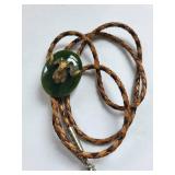 Agate Bolo Ties and Western Belt Buckle Set