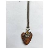 Set of 8 Assorted Costume Jewelry Necklaces with Charms and Chains