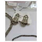 Rhinestone Jewelry Lot - Necklaces, Bracelets, and Earrings Assortment