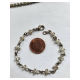 Rhinestone Jewelry Lot - Necklaces, Bracelets, and Earrings Assortment