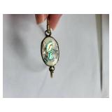 Set of 6 Mexican Mother of Pearl, Abalone, and Turquoise Bracelets