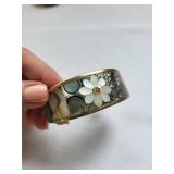 Set of 5 Mexico Abalone and Turquoise Style Bracelets