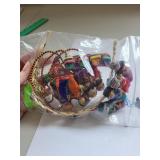 Collection of Handcrafted Indigenous Dolls and Beaded Jewelry