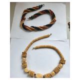 Collection of Wooden Necklaces and Bracelets Assorted Styles